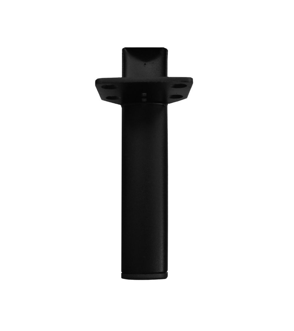 Piedino per mobile Scoby in acciaio colore nero H 17 cm.