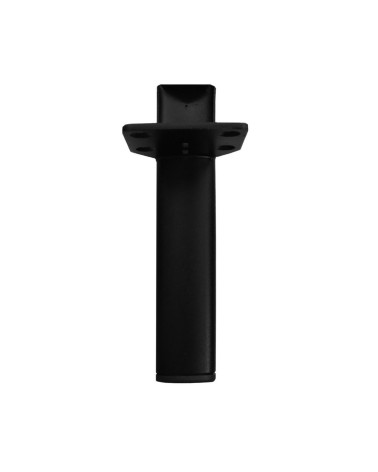 Piedino per mobile Scoby in acciaio colore nero H 17 cm.