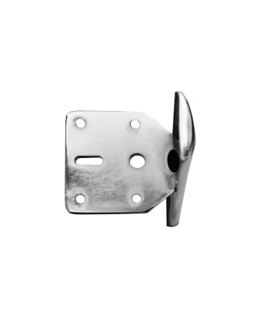 Piedino per mobile Scoby in acciaio cromato H 15 cm.