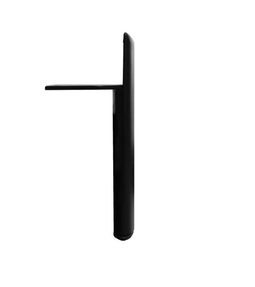 Piedino per mobile Scoby in acciaio colore nero H 17 cm.