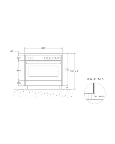 Cucina Bertazzoni AMN964IENNE 90x60 con piano a induzione e forno elettrico multifunzionale nero classe A