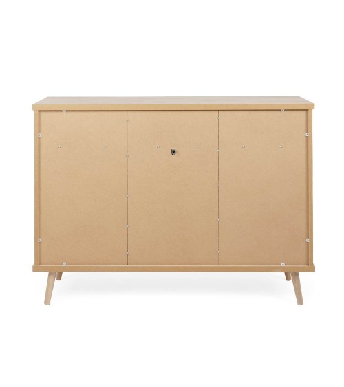 Credenza Epik 51 rovere antracite grigio 3 ante 120x40x88,3