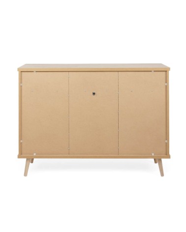 Credenza Epik 51 rovere antracite grigio 3 ante 120x40x88,3