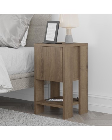 Comodino Ema hitit noce con anta ribalta 30x30x55h