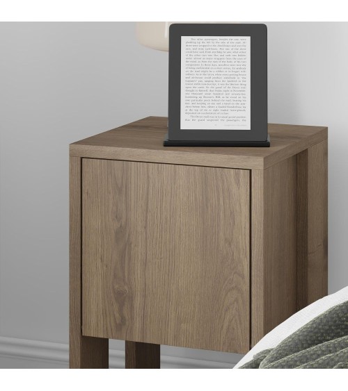 Comodino Ema hitit noce con anta ribalta 30x30x55h