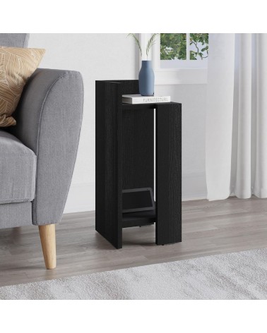 Tavolino comodino di design Elos 27x25x60h colore nero sinistro