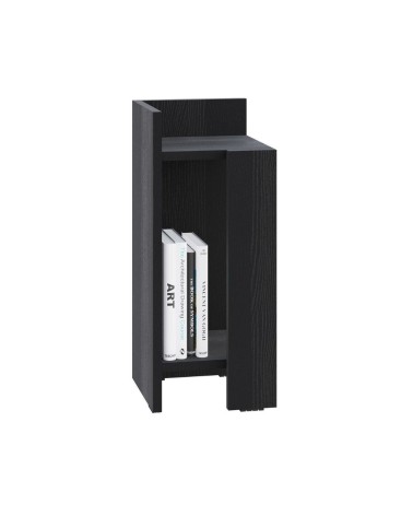 Tavolino comodino di design Elos 27x25x60h colore nero sinistro