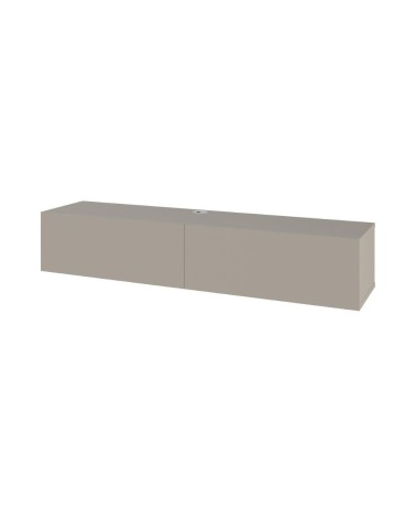 Mobile porta TV sospeso Francy cashmere con ante a ribalta 135x31.7x25 cm.