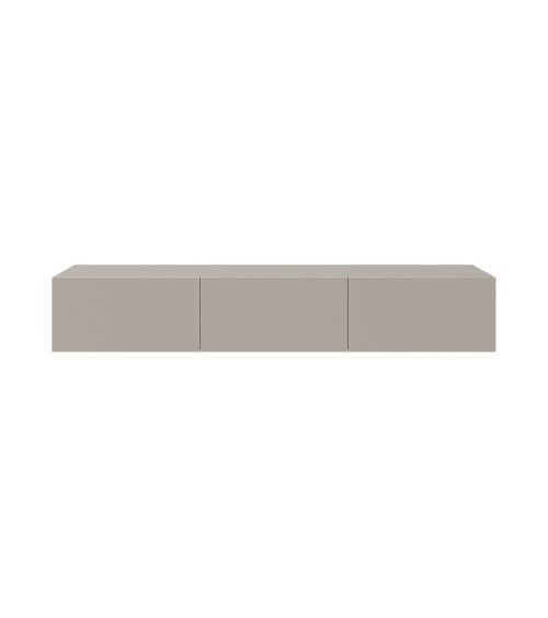 Mobile porta tv sospeso Francy 180 cm. con ante a ribalta in colore cashmere