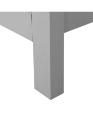 Comodino Karlstad 61A con 2 cassetti colore bianco