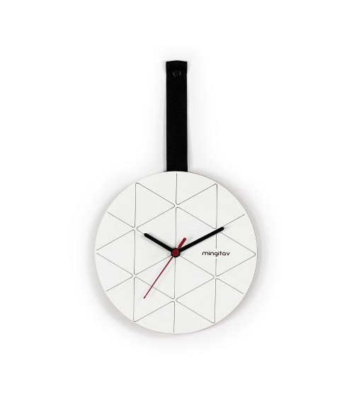 Orologio da parete Minuetto nero e bianco MT192101