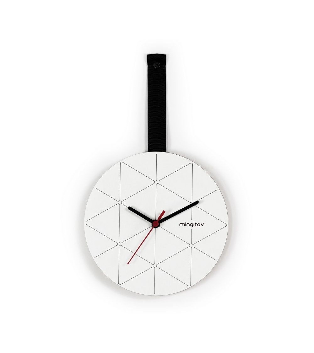 Orologio da parete Minuetto nero e bianco MT192101