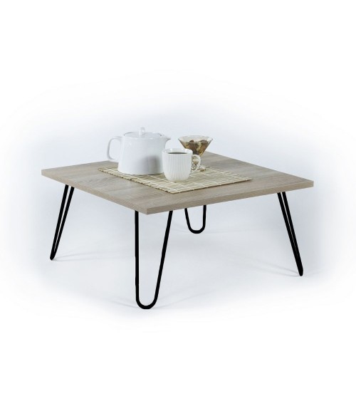 Tavolino da salotto quadrato rovere Illia 60x60 MT1904021