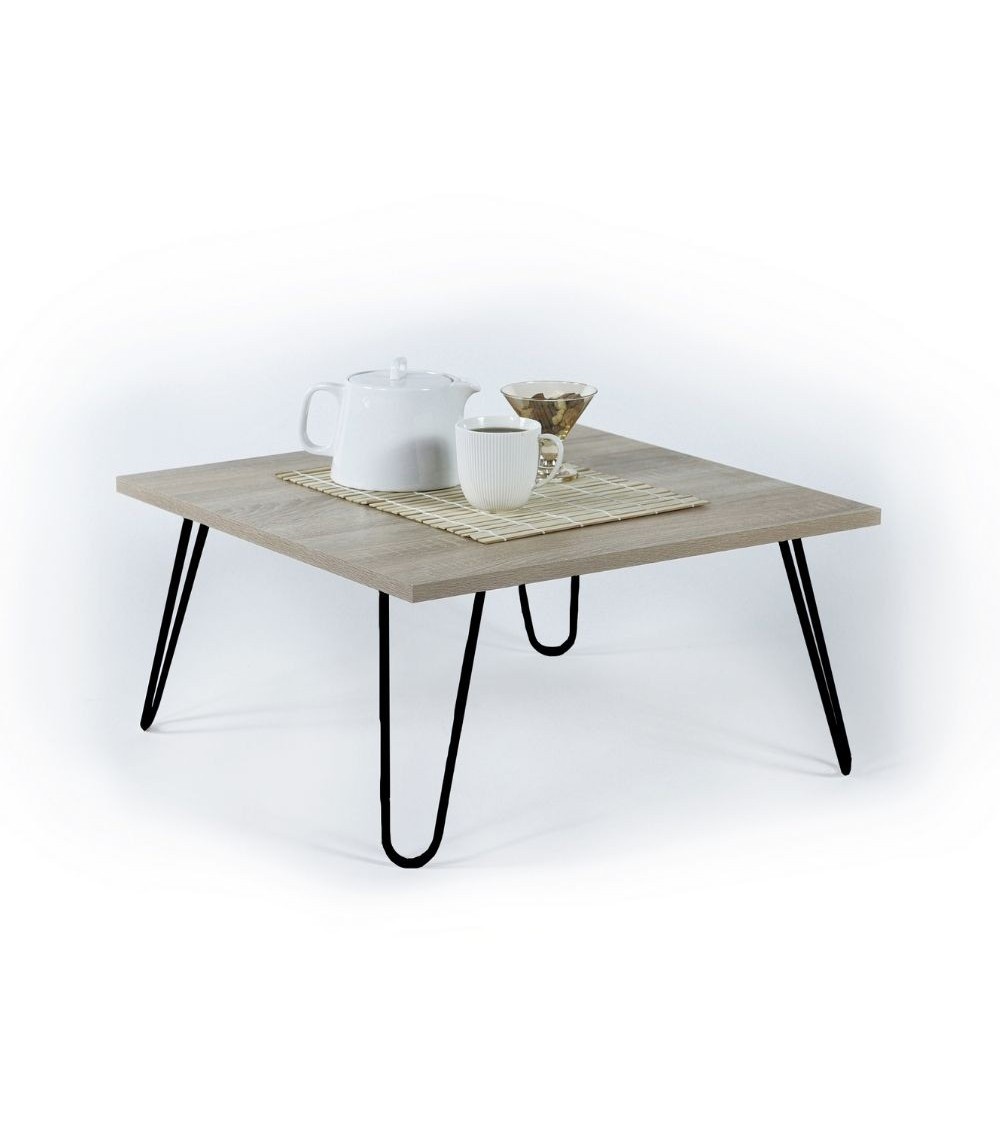 Tavolino da salotto quadrato rovere Illia 60x60 MT1904021