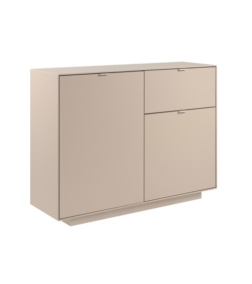 Madia Sivas 01A con 1 cassetto e 2 ante colore cashmere