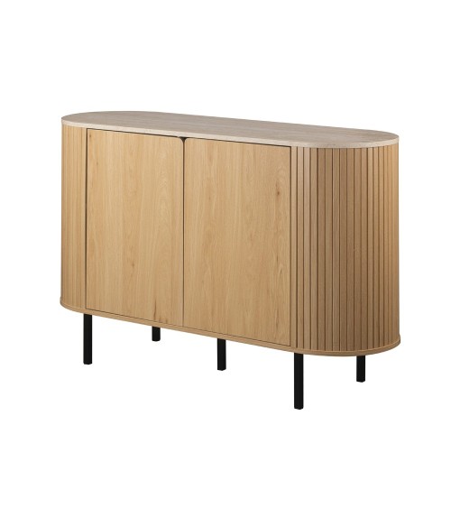 Madia Fabia 01A con 2 ante colore rovere e top effetto travertino