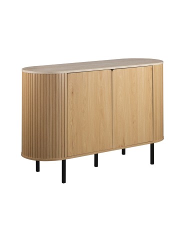 Madia Fabia 01A con 2 ante colore rovere e top effetto travertino