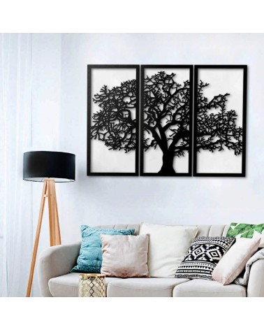Cornice decorativa albero della vita nero 125x88 cm MT1924011