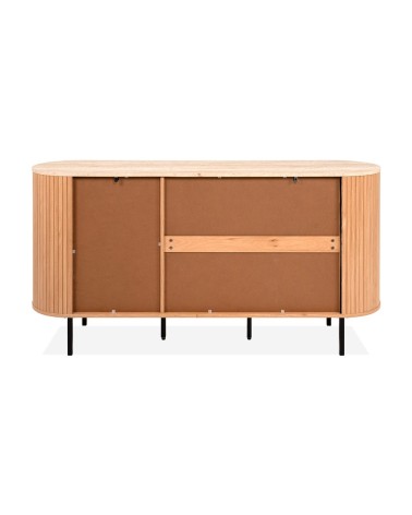 Madia Fabia 51A con 3 ante colore rovere e top effetto travertino