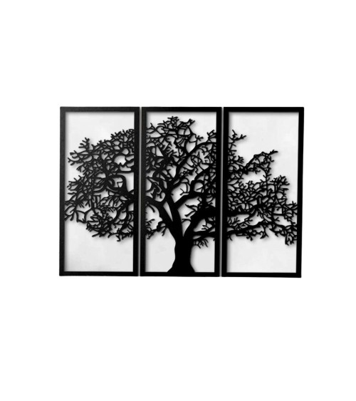Cornice decorativa albero della vita nero 125x88 cm MT1924011