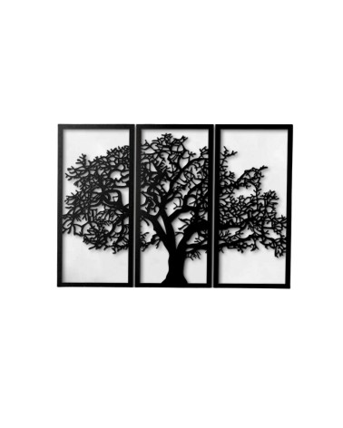 Cornice decorativa albero della vita nero 125x88 cm MT1924011