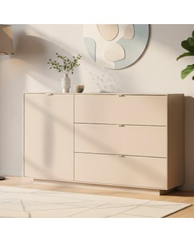 Madia Sivas 51A con 3 cassetti e 1 anta colore cashmere