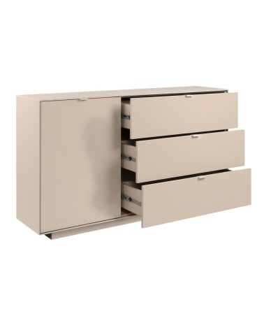 Madia Sivas 51A con 3 cassetti e 1 anta colore cashmere