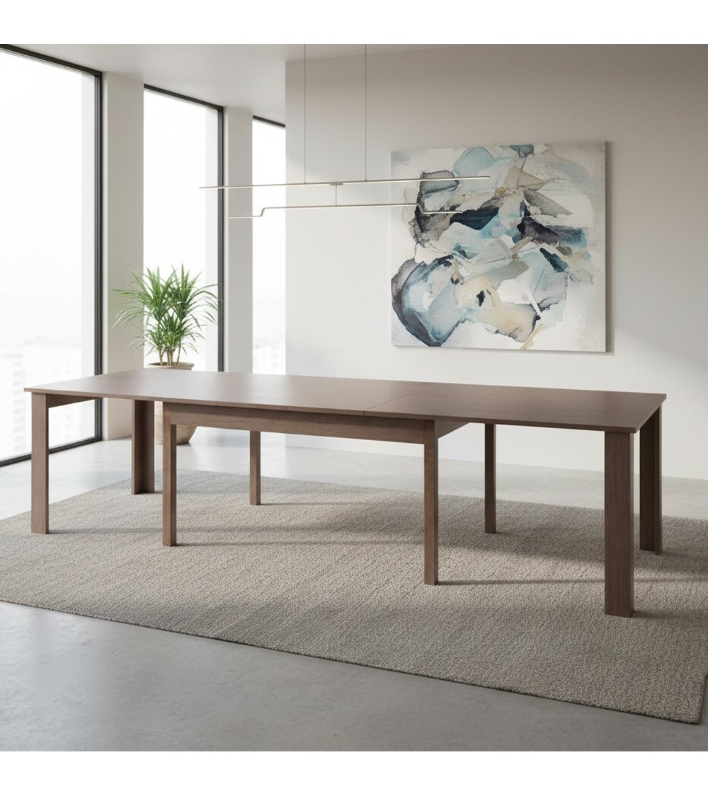 Tavolo allungabile Lipsia 160x90 in colore larice