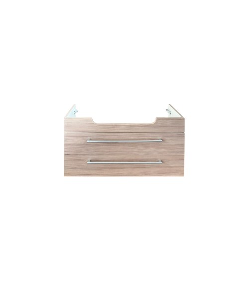 Base mobile Amanda con 2 cassetti in palissandro larice