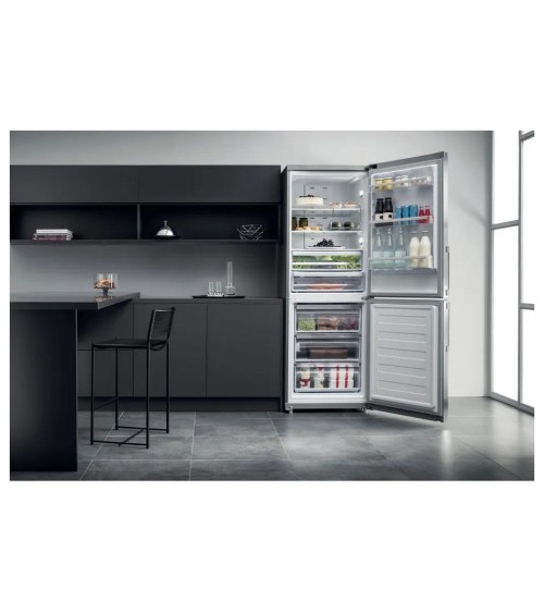 Hotpoint Ariston Frigorifero combinato no frost HA70BE72X inox ottico classe E