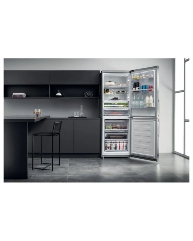 Hotpoint Ariston Frigorifero combinato no frost HA70BE72X inox ottico classe E