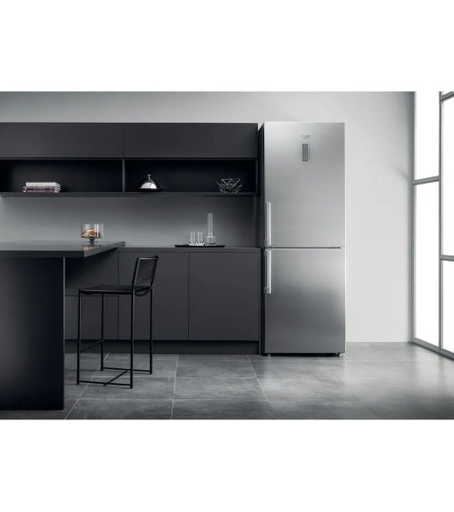 Hotpoint Ariston Frigorifero combinato no frost HA70BE72X inox ottico classe E