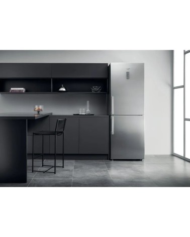 Hotpoint Ariston Frigorifero combinato no frost HA70BE72X inox ottico classe E