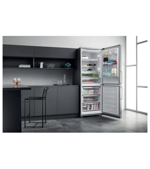 Hotpoint Ariston Frigorifero combinato no frost HA70BE72X inox ottico classe E