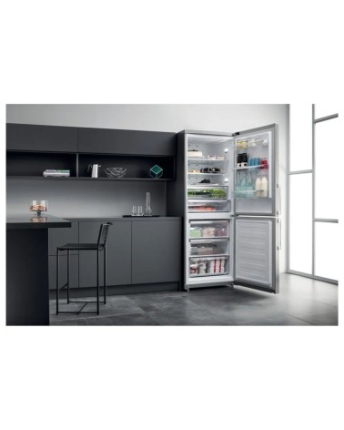 Hotpoint Ariston Frigorifero combinato no frost HA70BE72X inox ottico classe E