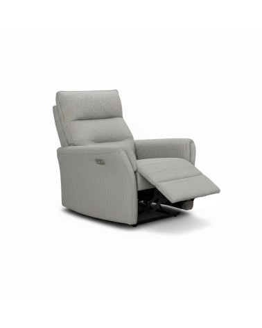 Poltrona relax Softwave recliner elettrico in tessuto G268 grigio