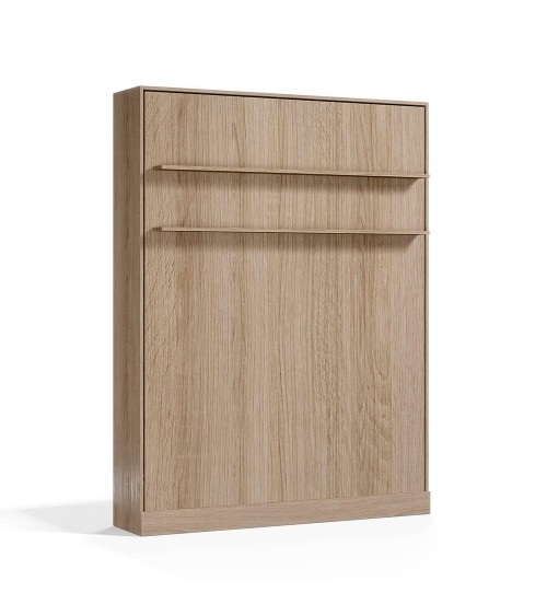 Letto matrimoniale estraibile Primer colore rovere