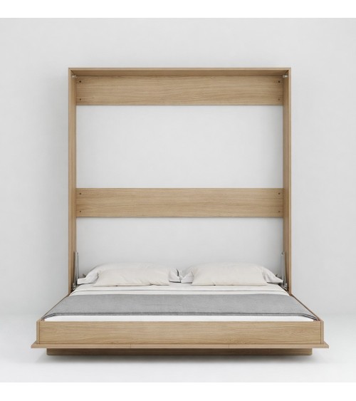 Letto matrimoniale estraibile Primer colore rovere