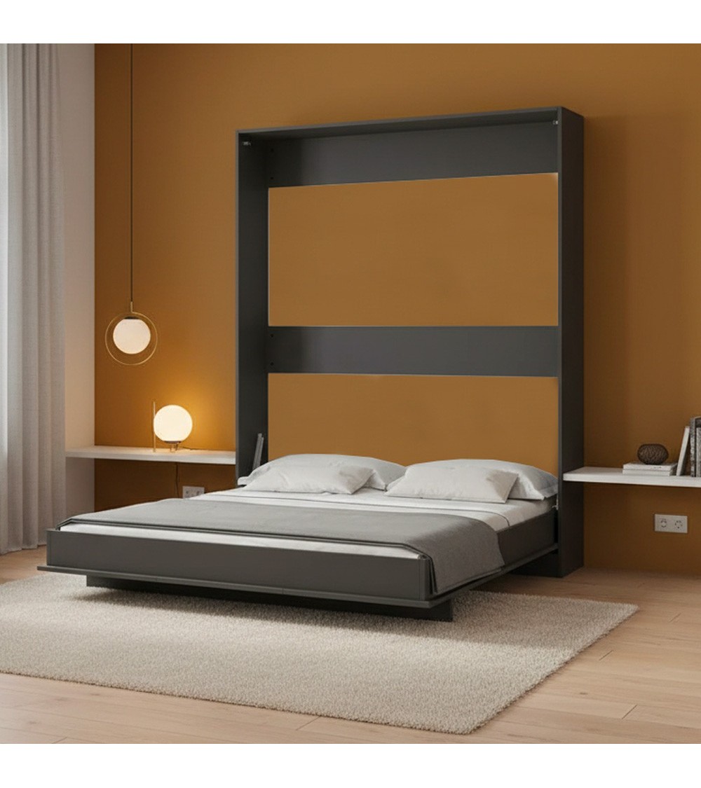 Letto matrimoniale estraibile Primer colore antracite