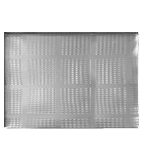Protezione sottolavello alluminio goffrato spessore 0.3 mm con guarnizione 862X500 mm.