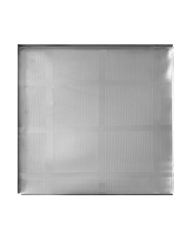 Protezione sottolavello alluminio goffrato spessore 0.3 mm con guarnizione 762x500 mm.