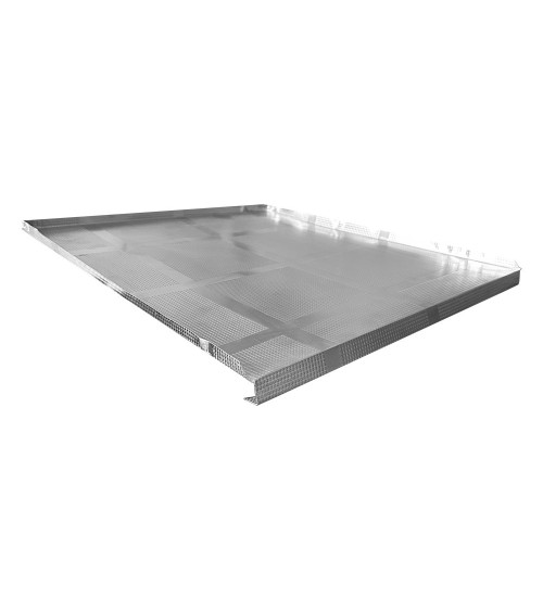 Protezione sottolavello alluminio goffrato spessore 0.3 mm con guarnizione 562X500 mm.
