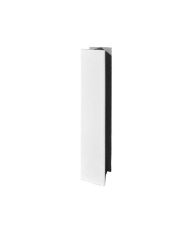 Giunzione lineare per zoccolo in PVC H 10 cm. bianco