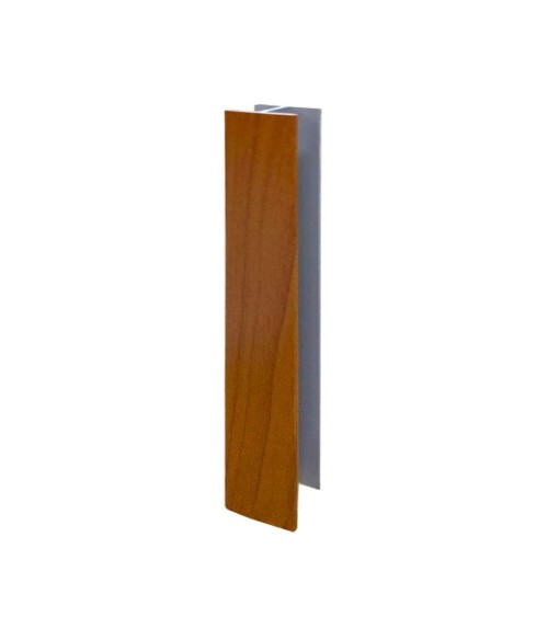 Giunzione lineare per zoccolo in PVC H 10 cm. ciliegio