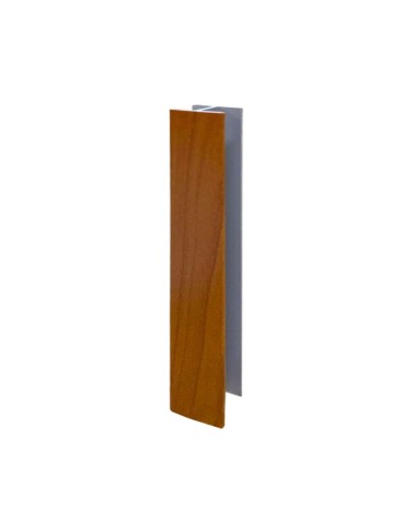 Giunzione lineare per zoccolo in PVC H 10 cm. ciliegio