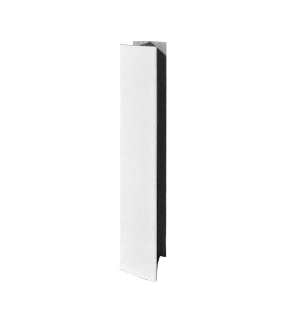 Giunzione lineare per zoccolo in PVC H 15 cm. bianco