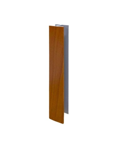 Giunzione lineare per zoccolo in PVC H 15 cm. ciliegio