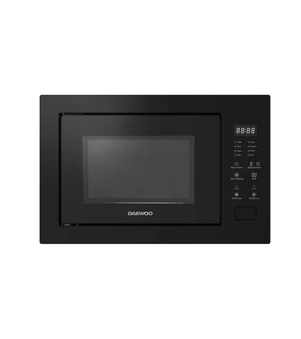 Forno microonde da incasso Daewoo MDBS253GB con grill nero 25 litri con Controllo Touch