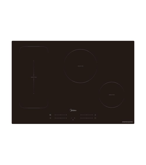 Piano cottura Midea ad induzione MIH740F98K0 77 cm 1 zona bridge colore nero