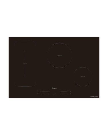 Piano cottura Midea ad induzione MIH740F98K0 77 cm 1 zona bridge colore nero